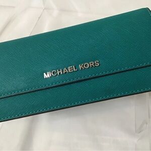 Michael Kors Teal Wallet